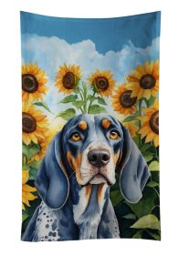 Bluetick Coonhound in Sunflowers Kitchen Towel Dish Cloths Guest Hand Towel Decorative Bathroom Towel for Face,Tea, Dishcloth, Kitchen and Bath Bluetick Coonhound in Sunflowers Kitchen Towel Dish Cloths Guest Hand Towel Decorative Bathroom Towel for Face,Tea, Dishcloth, Kitchen and Bath