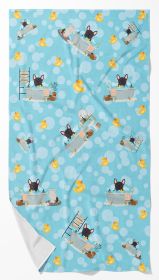 Brindle French Bulldog in Bathtub Bath Towel Large Oversized Plush Fitness Body Towel, Ultra Soft Absorbent Quick Drying, 42"L x 24"W Brindle French Bulldog in Bathtub Bath Towel Large Oversized Plush Fitness Body Towel, Ultra Soft Absorbent Quick Drying, 42"L x 24"W